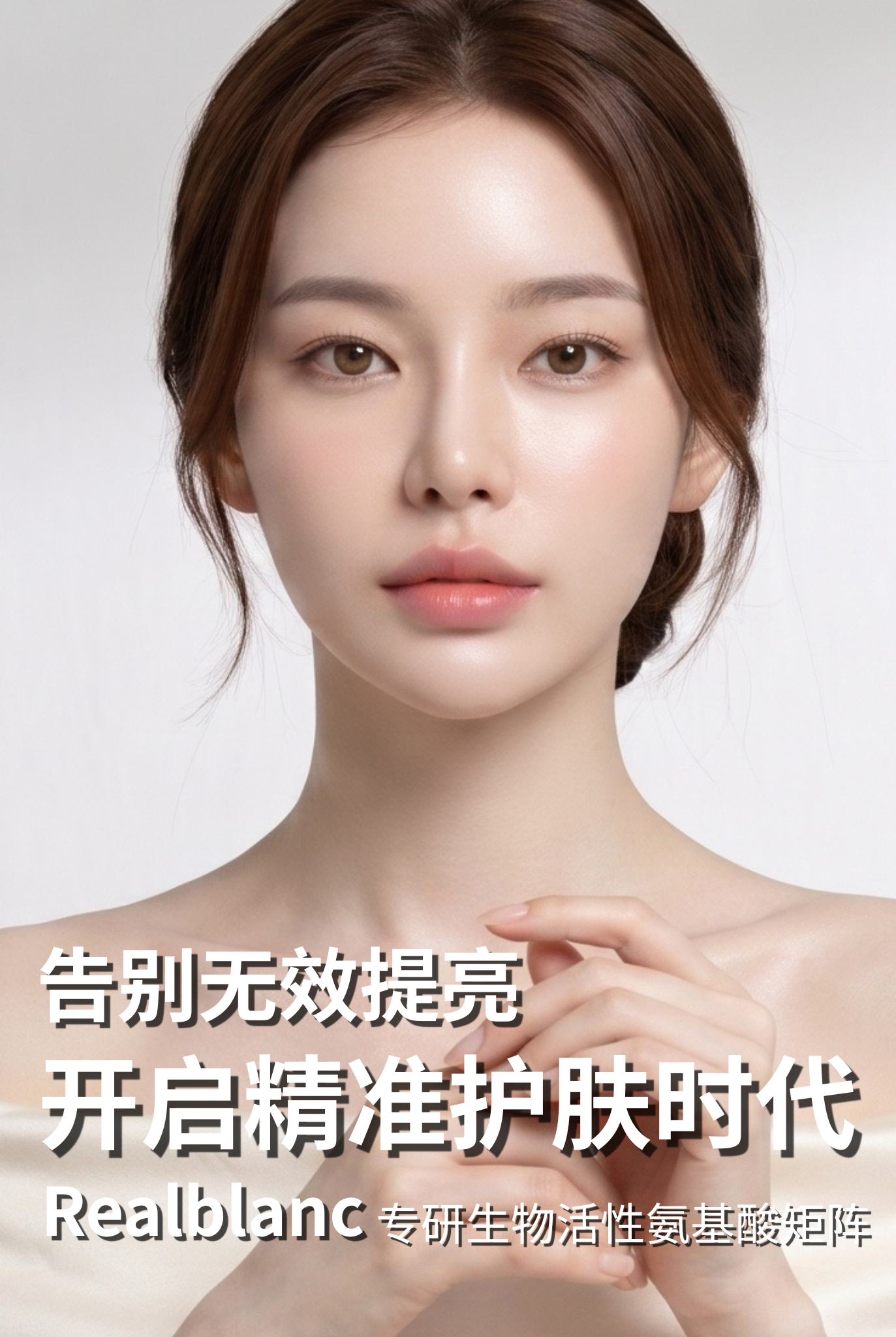告别无效提亮 开启精准护肤时代：Realblanc 专研生物活性氨基酸矩阵。