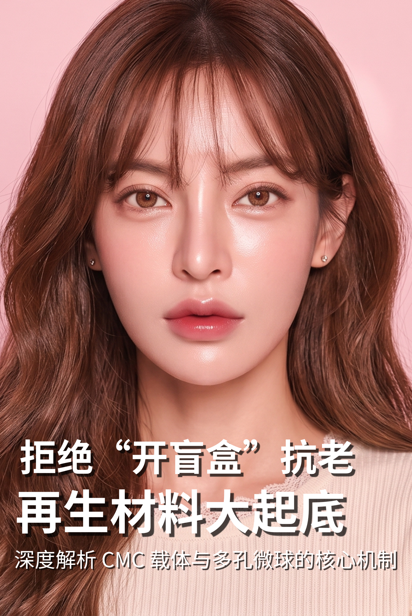 拒绝“开盲盒”抗老：再生材料大起底 深度解析 CMC 载体与多孔微球的核心机制